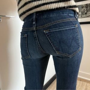 Mother blue jeans mid rise size 25